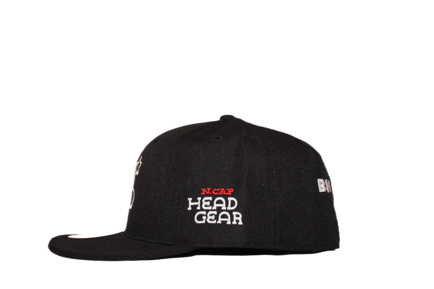 ‘Big Headed’ Fitted Hat- Black